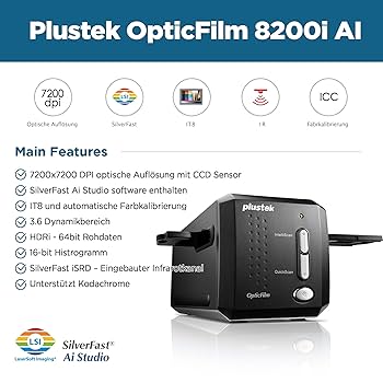 Amazon.co.jp: Plustek OpticFilm 8200i Ai フィルムスキャナー